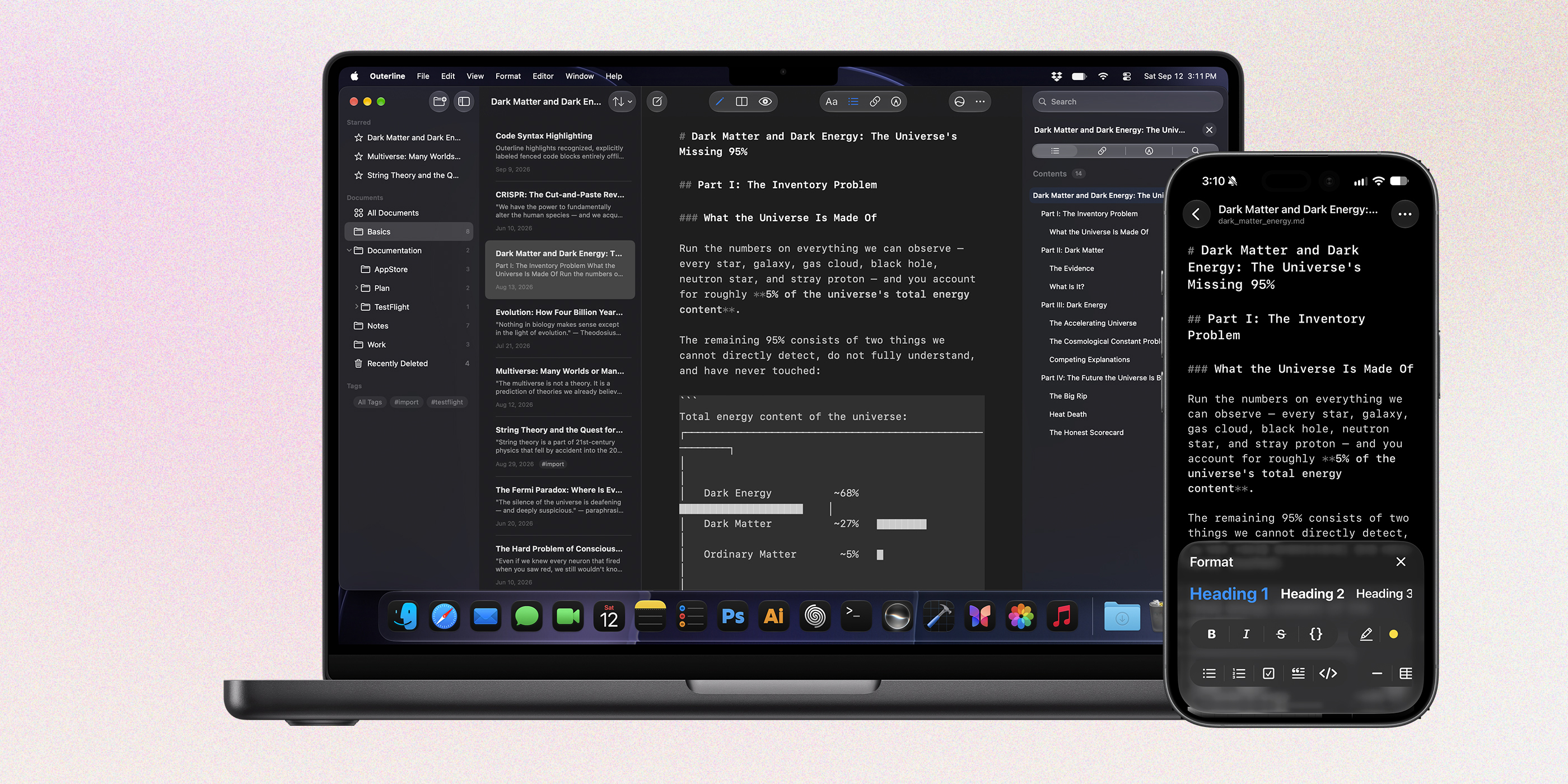 Outerline app preview